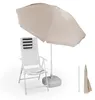 Parasol Relaxdays, Ø 180 cm, réglable en hauteur, Voir les images du produit 1
