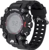 A black G-Shock watch with a digital display and multiple buttons. Náhľad obrázku produktu