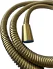 Brauseschlauch 150cm Gold gebrstet, verstärktes Messing/PVC Produktbild-Vorschau 2