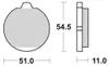 Bremsbelag SBS 530HF (Satz pro Scheibe) Street Ceramic Produktbild-Vorschau 4