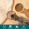 gamelle 2 pièces en faïence, surélevée pour animaux Voir les images du produit 3