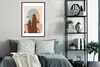 MuchoWow® Gerahmtes Poster Sommer - Frau - Kopftuch 60x90 Produktbild-Vorschau 2