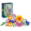 Klemmbausteine Blumen 16 Wildblumen Set Blumenstrauß Produktbild-Vorschau 1