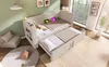 Polstertes Daybett 90x200 cm mit Ausziehbett, USB- & Produktbild-Vorschau 12