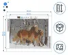 Haft diamentowy ARTULIO - Dwa konie w zimowym lesie - 40 x Podgląd zdjęcia produktu 4