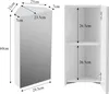 CLIPOP armoire de toilette, armoire de toilette d'angle, Voir les images du produit 6