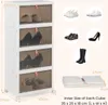 KOMFOTTEU úložný box se 4 úrovněmi, stohovatelný organizér Náhled obrázku produktu 3