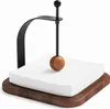 Elegante, quadratische Serviettenbox (Walnussholz) mit Produktbild-Vorschau 1