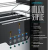 Arendo Tostapane a 2 fette MORGEN in acciaio inox, 920 W, Anteprima dell’immagine prodotto 2
