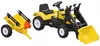 HOMCOM Voetpedaal tractor met aanhanger, kinder tractor en Productafbeelding-voorbeeld 1