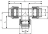 Unidelta PP Reduzier-T-Stück 90° 25mm x 20mm x 25mm Produktbild-Vorschau 3