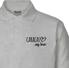 Huuraa Damen Polo Shirt Caracas my love XXL Sport Grey Bio Produktbild-Vorschau 2