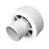 A white ventilation component with a styrofoam hood, isolated on a white background. Podgląd zdjęcia produktu
