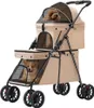 2 Etagen Hundewagen klappbar Haustierwagen für Hunde Katzen Produktbild-Vorschau 6