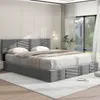 okwish Polsterbett 180×200cm Stauraumbett Doppelbett mit Produktbild-Vorschau 1