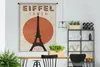 MuchoWow® Wandteppich Wandbehang Eiffelturm - Vintage - Produktbild-Vorschau 3