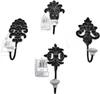 4 pcs. jeu de crochets crochet mural portemanteau métal Voir les images du produit 4