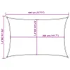 Voile d'ombrage 160 g/m² vert foncé 2,5x4 m HDPE Voir les images du produit 10