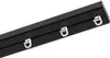 1- läufig 510 cm Gardinenstange Innenschiene Decke schwarz Produktbild-Vorschau 1