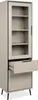 finori Vitrine Arona 52B sand / schwarz melaminbeschichtet Produktbild-Vorschau 6
