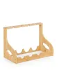 Relaxdays Weinregal mit Glashalter, 4 Flaschen & Gläser, Produktbild-Vorschau 8