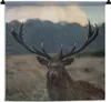 MuchoWow® Wandteppich Wandbehang Hirsch - Wiese - Geweih Produktbild-Vorschau 1