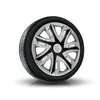 NRM Radkappen SUPERNORVA BICOLOR, Schwarz/Silber 16" Zoll. Produktbild-Vorschau 2