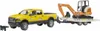 bruder RAM Rental Service mit Minibagger, Modellfahrzeug Produktbild-Vorschau 5
