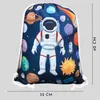 HECKBO Dětský vak na přezůvky s motivem astronauta a Náhled obrázku produktu 2