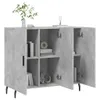 The Living Store Sideboard Betongrau 90x34x80 cm Produktbild-Vorschau 4