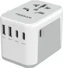 TESSAN Reiseadapter Weltweit mit 2 USB A 3 USB C Produktbild-Vorschau 1