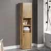 Vysoká koupelnová jednotka PureBliss s dekorem dubu. Náhled obrázku produktu 2