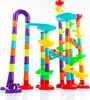 A colorful marble run toy set is displayed against a white background. Produktbild-Vorschau