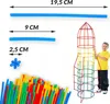 Konstruktionsspielzeug Set – 3D Strohhalme und Röhrchen – Produktbild-Vorschau 10