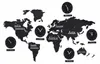 Mappamondo con orologio RD0877, nero Anteprima dell’immagine prodotto 9