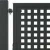 vidaXL Gartentor Anthrazit 100x175 cm Stahl Produktbild-Vorschau 5