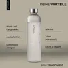 Trinkflasche 1,5L Sport Wasser Flasche BPA frei Kohlensäure Produktbild-Vorschau 2