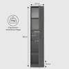 Bücherregal Kleiderschrank Regal Schrank Organizer Produktbild-Vorschau 6