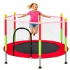 Trampolina ogrodowa dla dzieci 140cm czerwona Podgląd zdjęcia produktu 8