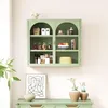 OKWISH Armoire Murale en Verre et Métal - Meuble de Voir les images du produit 3