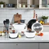 Masterpan 15-teiliges Topfset | Weiße Töpfe | mit Deckel | Produktbild-Vorschau 14