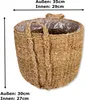 Seegras Korb Topf rund natur Ø 35 x 30cm mit Einsatz und Produktbild-Vorschau 2
