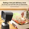 A table with a portable range hood and a hot pot. Produktbild-Vorschau