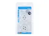 Product packaging showing two LED night lights with sensors and sockets. Produktbild-Vorschau