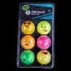Balles de ping-pong colorées Émoticônes 40 mm 6 pièces Voir les images du produit 1