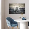 MuchoWow® Poster Schottisches Hochlandrind - Tiere - Wolken Produktbild-Vorschau 5