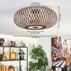 Decollatura Deckenlampe aus Metall/Bambus in Schwarz/Natur Produktbild-Vorschau 4