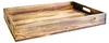 Serviertablett in geflammt 60x40x8cm Holztablett Produktbild-Vorschau 2