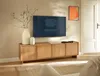 XXL TV Lowboard Fernsehtisch YASUMI (195 cm) – Eiche Carmel Produktbild-Vorschau 1