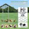 Woliera dla kur o wymiarach 3x4x2 metry - stal ocynkowana - Podgląd zdjęcia produktu 6